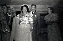 Thelma, Leon Fry (wedding day)